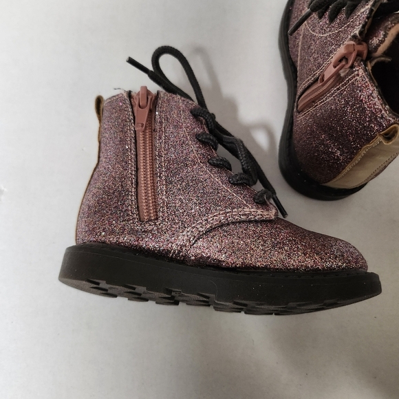 Carter Toddler Glitter lace-up boots - Picture 6 of 8
